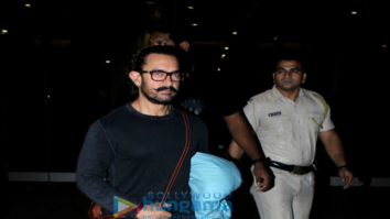 Aamir Khan arrived back from Bangkok