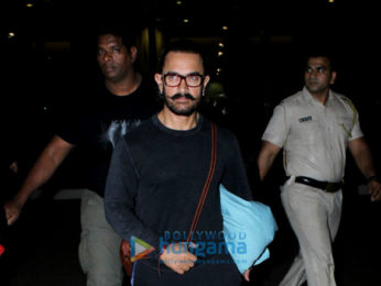 Aamir Khan arrived back from Bangkok