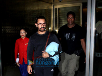 Aamir Khan arrived back from Bangkok