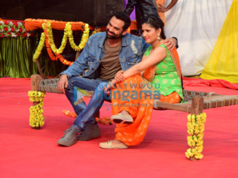 Abhay Deol and Sapna Chaudhary shoot for 'Nanu Ki Jaanu'