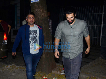 Aditya Roy Kapur, Mohit Suri and Siddharth Roy Kapur snapped in Mumbai