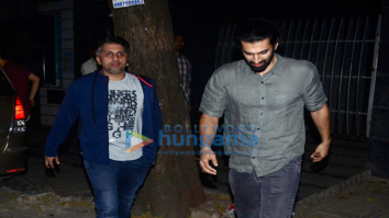 Aditya Roy Kapur, Mohit Suri and Siddharth Roy Kapur snapped in Mumbai