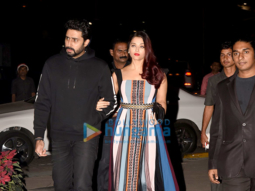 Aishwarya Rai Bachchan, Abhishek Bachchan and Ranbir Kapoor snapped at BKC