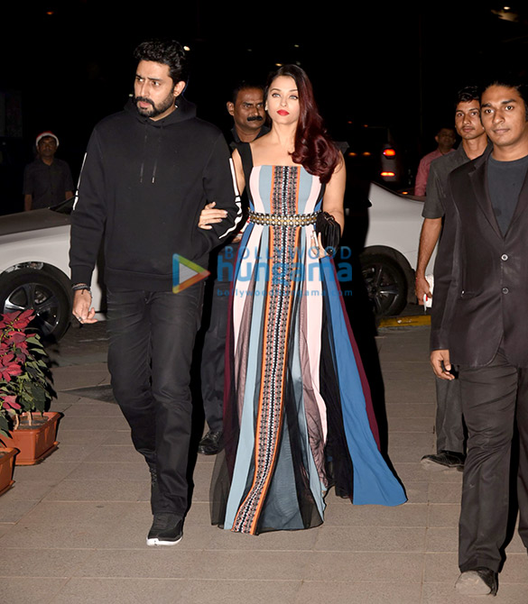 Aishwarya Rai Bachchan, Abhishek Bachchan and Ranbir Kapoor snapped at BKC Aishwarya Rai Bachchan, Abhishek Bachchan and Ranbir Kapoor snapped at BKC