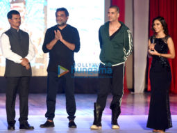 Akshay Kumar, R Balki and others at Pad Man promotions at Mood Indigo 2017