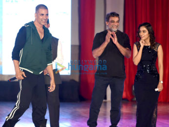 Akshay Kumar, R Balki and others at Pad Man promotions at Mood Indigo 2017