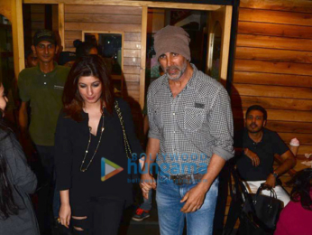 Akshay Kumar and Twinkle Khanna spotted at Farmers Café, Bandra