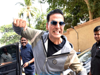 Akshay Kumar, Varun Dhawan, Ayushmann Khurranna and Rajkummar Rao snapped on sets of Rajeev Masand's show