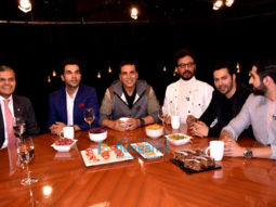 Akshay Kumar, Varun Dhawan, Ayushmann Khurranna and Rajkummar Rao snapped on sets of Rajeev Masand’s show