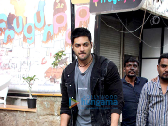 Ali Fazal snapped at a restaurant in Bandra