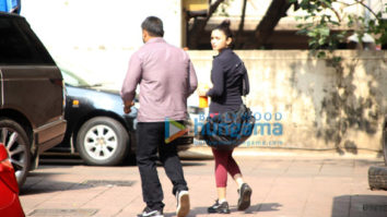 Alia Bhatt snapped at the gym