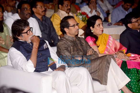 amitabh bachchan graces the launch of the film based on balasaheb thackeray 1