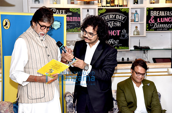 amitabh bachchan launches raja sens book the best baker in the world 2