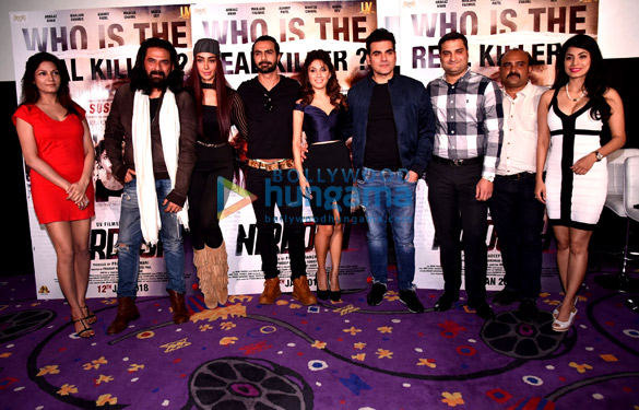Arbaaz Khan, Manjari Fadnis, Mahek Chahal at ‘Nirdosh’ trailer launch Arbaaz Khan, Manjari Fadnis, Mahek Chahal at ‘Nirdosh’ trailer launch