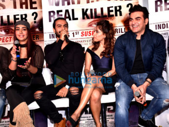 Arbaaz Khan, Manjari Fadnis, Mahek Chahal at 'Nirdosh' trailer launch