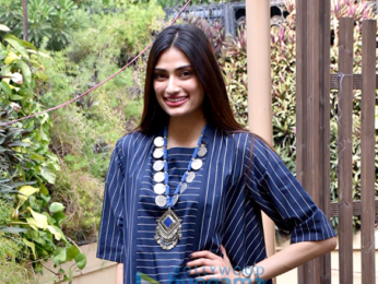 Athiya Shetty spotted at Suniel and Mana Shetty's store R House
