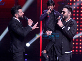 Badshah on the sets of 'The Voice India Kids Season 2'