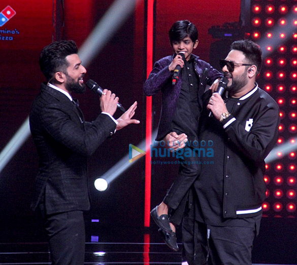 baadshah on the sets of the voice india kids 2