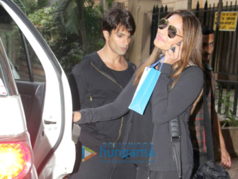Bipasha Basu and Karan Singh Grover snapped in Khar