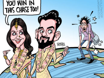 Bollywood Toons: Virat Kohli and Anushka Sharma get married! Bollywood Toons: Virat Kohli and Anushka Sharma get married!