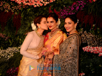 Celebs grace Anushka Sharma - Virat Kohli's Mumbai reception