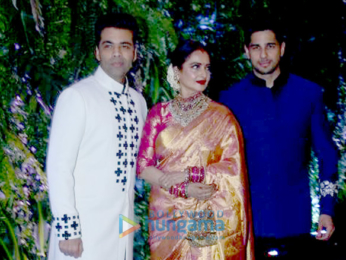 Celebs grace Anushka Sharma - Virat Kohli's Mumbai reception