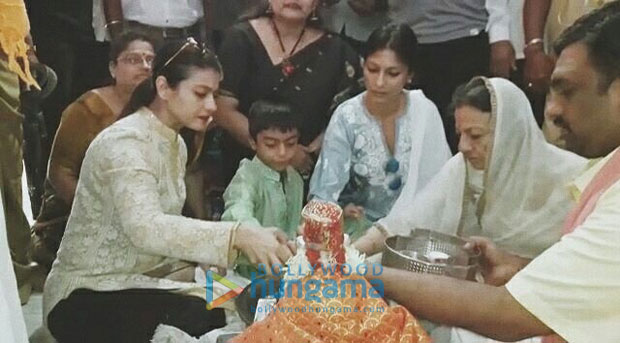 Check out Kajol takes son Yug and family to seek blessings at Siddharoodh Mutt Kajol is a doting mother and a family person. The actress spends as much time as possible with her kids and famiworking. On Thursday, Kajol to