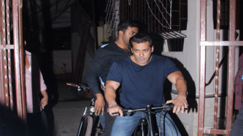 Check out: Salman Khan takes a night ride on his Being Human cycle