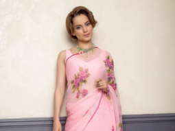 Daily Style Pill: Kangana Ranaut has a flirty affair with a hot pink chiffon saree and here’s why we love it!