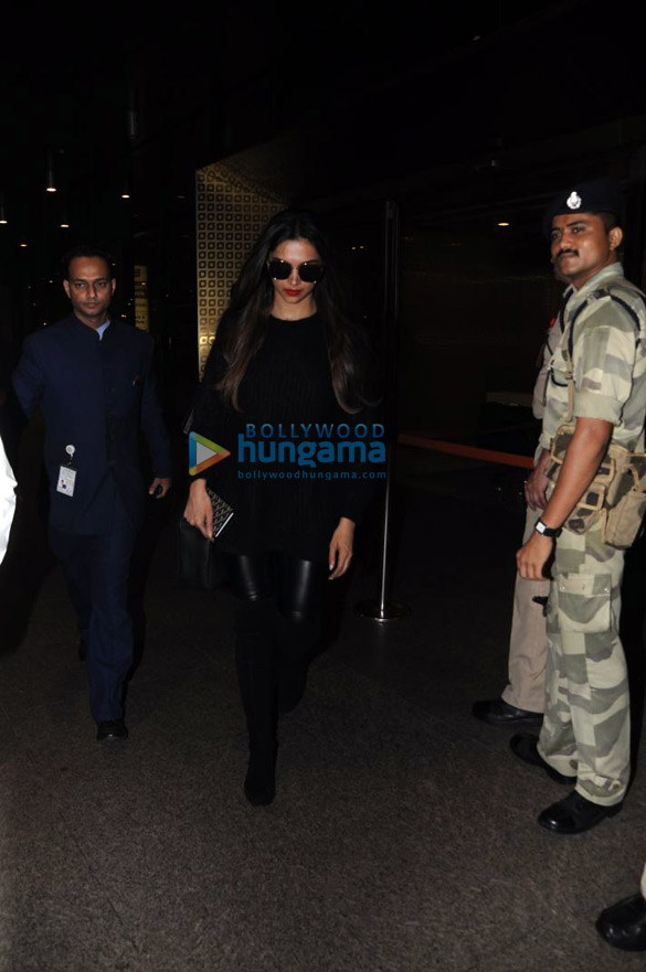 Deepika Padukone and Jackky Bhagnani snapped at the airport Deepika Padukone and Jackky Bhagnani snapped at the airport