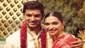 Deepika Padukone dons a royal red saree and it was gifted by a special someone