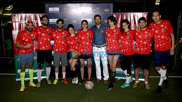 dino morea and mandana karimi spotted at a football event 8