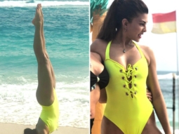 HOTNESS: Jacqueline Fernandez flaunts her beach body in fluorescent swimsuit in Bali