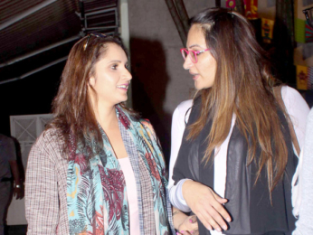 Huma Qureshi and Sania Mirza snapped at 145 Bandra