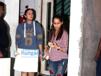 Huma Qureshi and Sania Mirza snapped at 145 Bandra