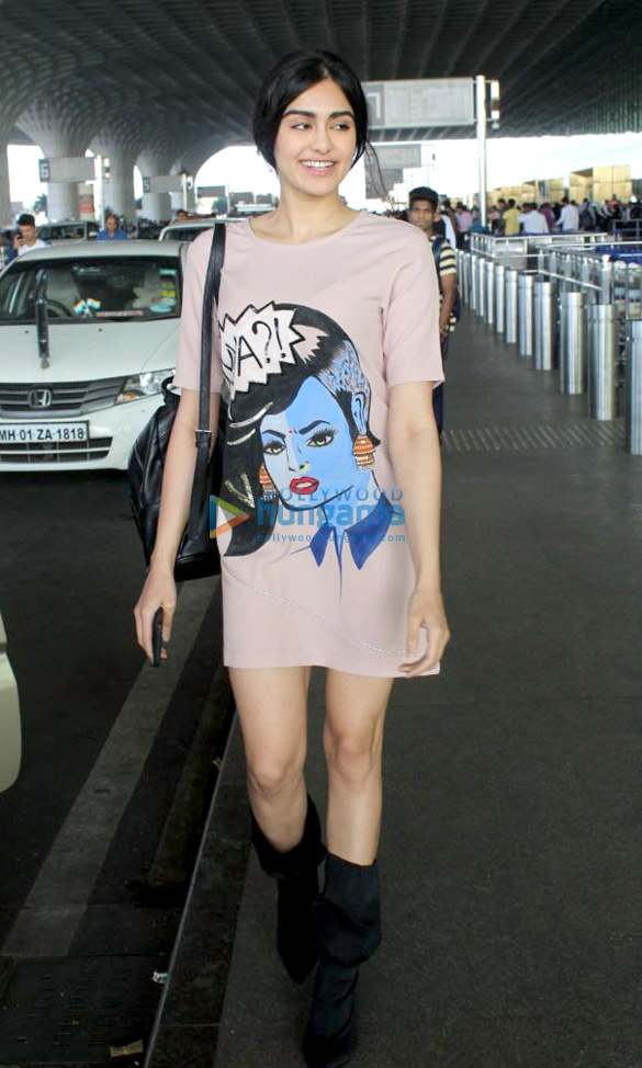 jacqueline fernandez ibrahim ali khan and adah sharma snapped at the airport 3