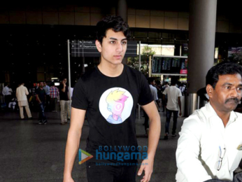 Jacqueline Fernandez and Ibrahim Ali Khan snapped at the airport