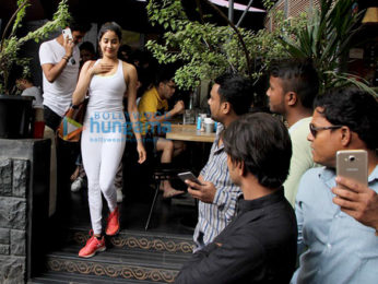 Janhvi Kapoor spotted at Kitchen Garden