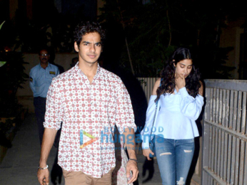 Janhvi Kapoor and Ishaan Khatter spotted having dinner at Shahid Kapoor's home