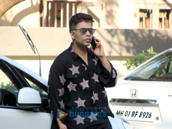 Karan Johar spotted at Sidharth Malhotra's house