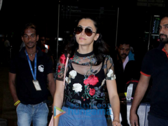 Karan Singh Grover, Bipasha Basu and Taapsee Pannu snapped at the airport
