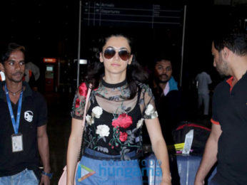 Karan Singh Grover, Bipasha Basu and Taapsee Pannu snapped at the airport