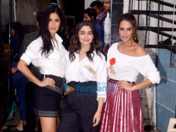 Katrina Kaif and Alia Bhatt snapped on sets of Neha Dhupia’s show
