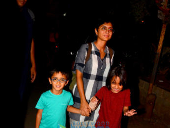Kiran Rao spotted with her son in Bandra