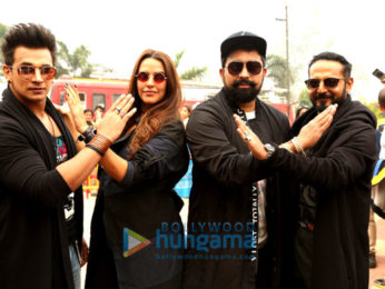 MTV Roadies Xtreme Auditions Neha Dhupia, Prince Narula, Ranvijay Singha and Nikhil Chinappa at auditions in Noida