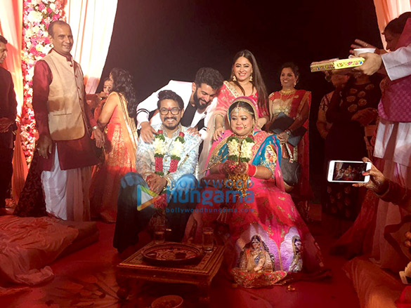 Mahi Vij snapped attending Bharti Singh’s wedding Mahi Vij snapped attending Bharti Singh’s wedding