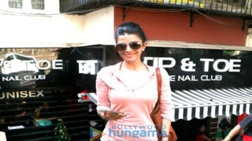 Nimrat Kaur snapped at Tip & Toe in Bandra