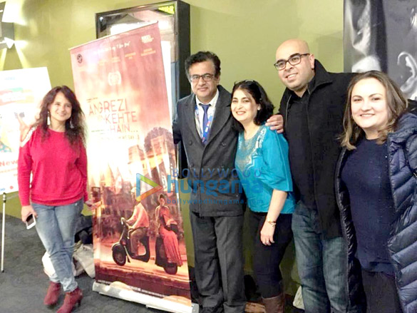 premiere of the film angrezi mein kehte hain at the south asian international film festival in new york city 3