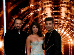 Priyanka Chopra, Karan Johar and Rohit Shetty on the sets of India’s Next Superstars