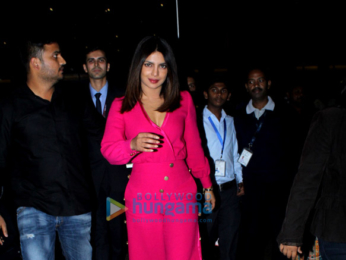 Priyanka Chopra and Alia Bhatt at the airport at night